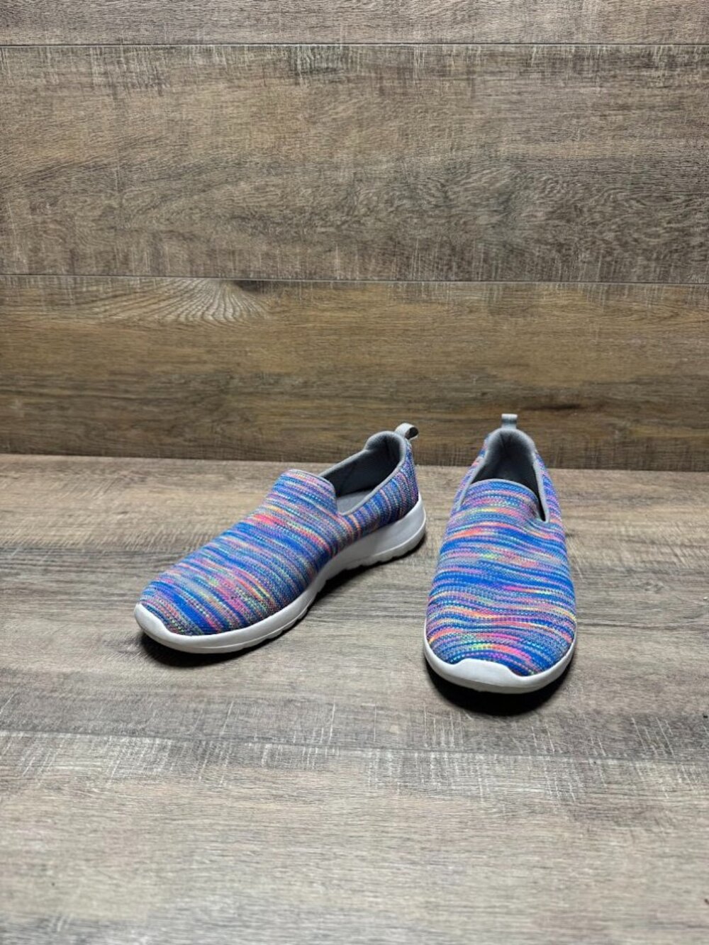 Skechers GoWalk Jo Multicolor Slip On Shoes Women's Size 6.5